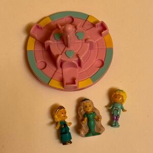 Vintage Polly Pocket Carousel with Figures